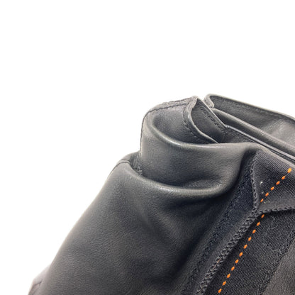 HERMES Caravan horizontal 2WAY Handbag Calf Ladies [Used]