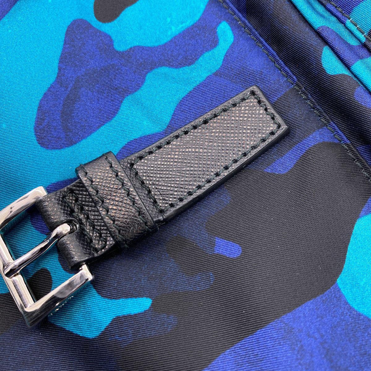 PRADA BZ0032 Camouflage pattern Backpack Â· Daypack Nylon Ladies [Used]