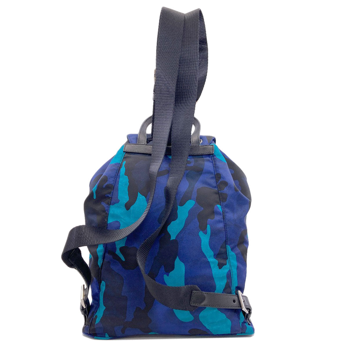PRADA BZ0032 Camouflage pattern Backpack Â· Daypack Nylon Ladies [Used]