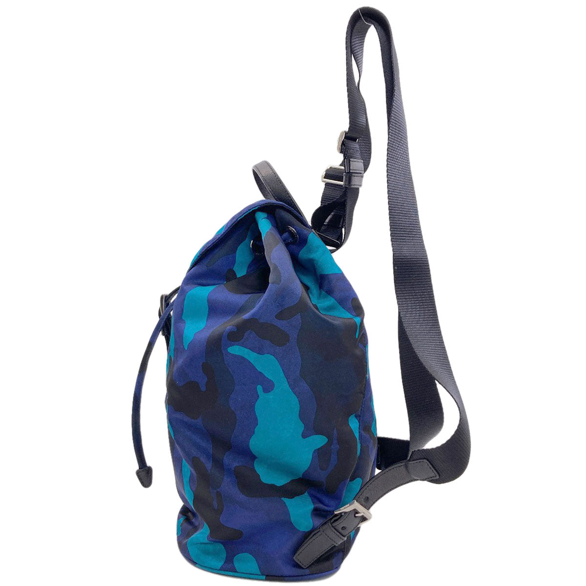 PRADA BZ0032 Camouflage pattern Backpack Â· Daypack Nylon Ladies [Used]