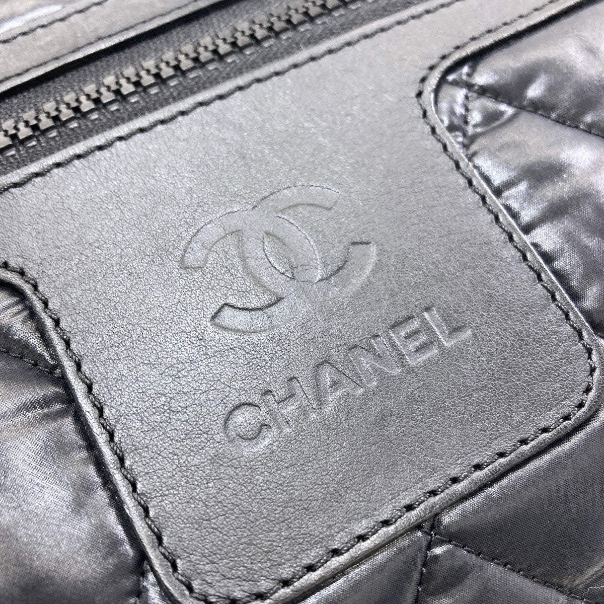 CHANEL Cocoko Koon SilverHardware Boston bag Nylon Ladies [Used]