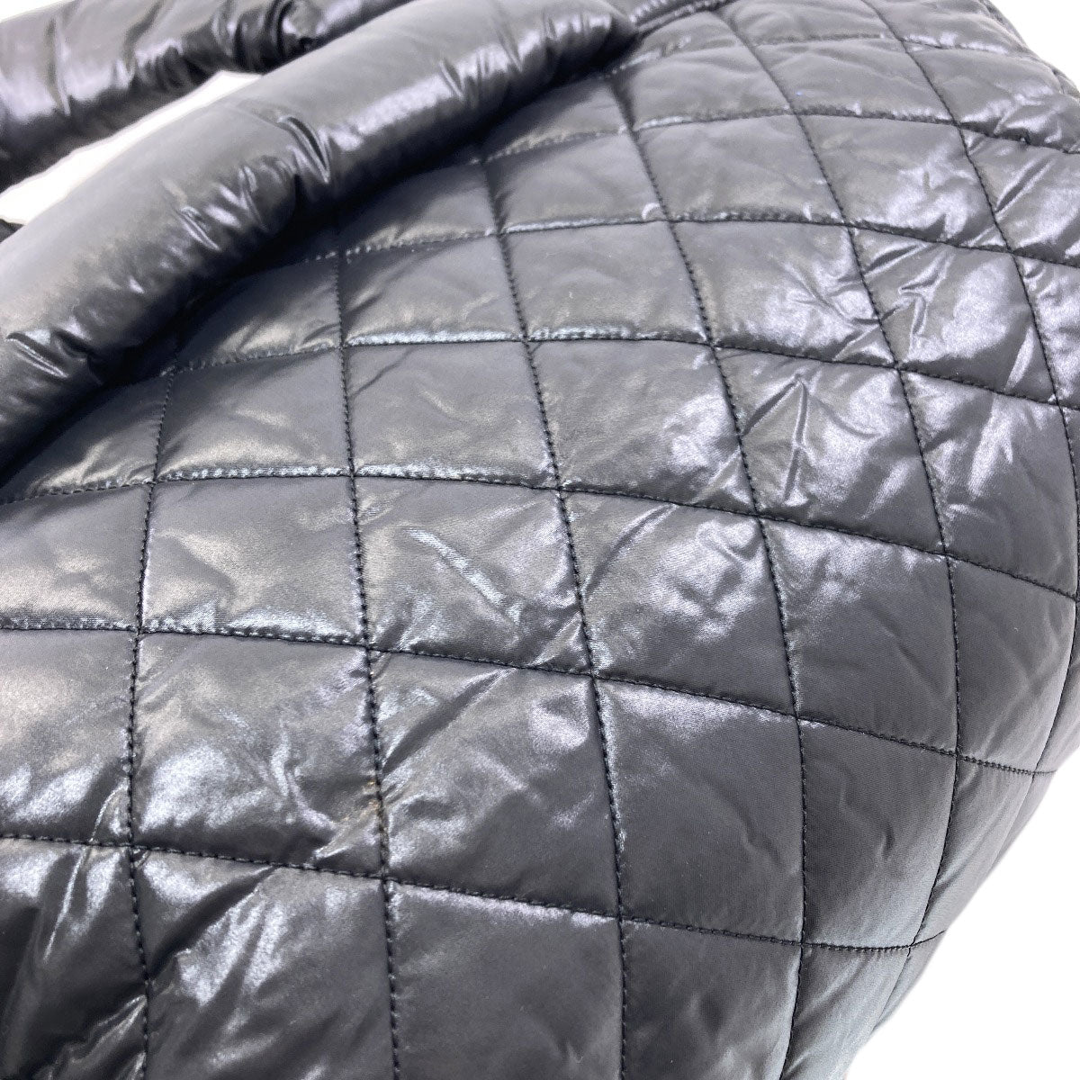 CHANEL Cocoko Koon SilverHardware Boston bag Nylon Ladies [Used]