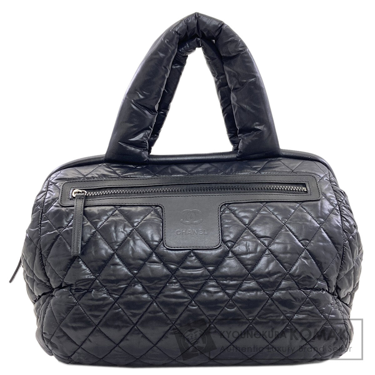 CHANEL Cocoko Koon SilverHardware Boston bag Nylon Ladies [Used]