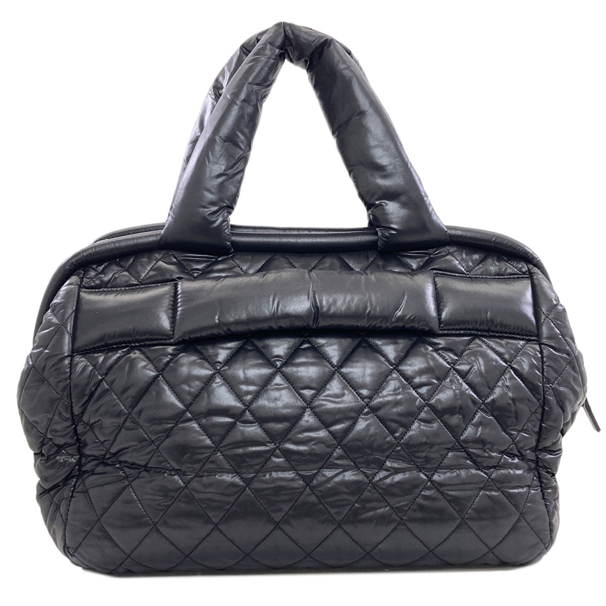 CHANEL Cocoko Koon SilverHardware Boston bag Nylon Ladies [Used]