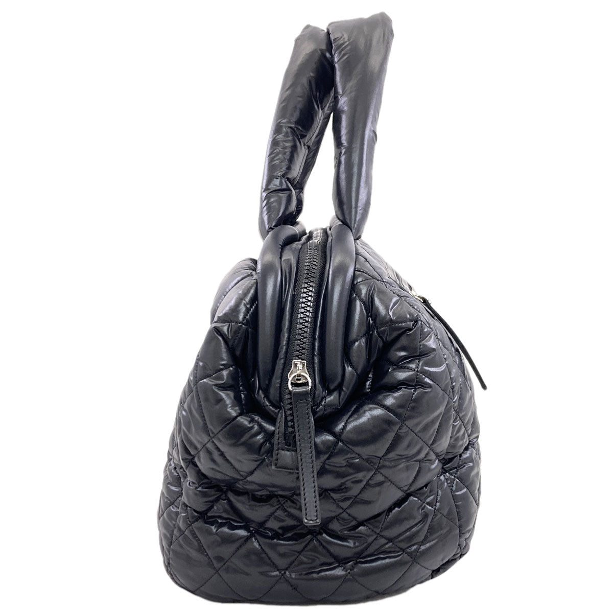 CHANEL Cocoko Koon SilverHardware Boston bag Nylon Ladies [Used]