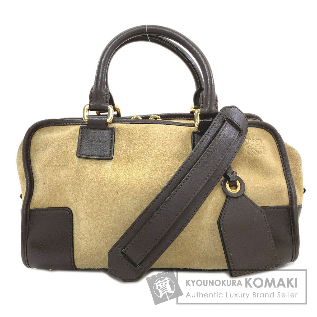 LOEWE Amazona 2WAY Handbag Suede Ladies [Used]