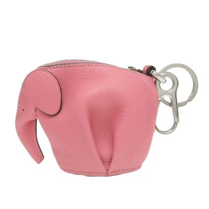 LOEWE Elephant motif key ring Leather Ladies [Used]