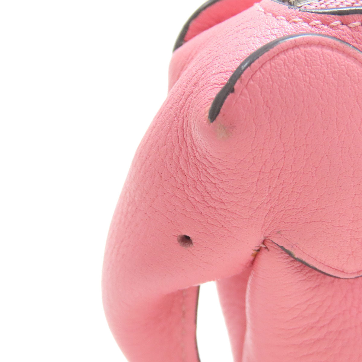 LOEWE Elephant motif key ring Leather Ladies [Used]