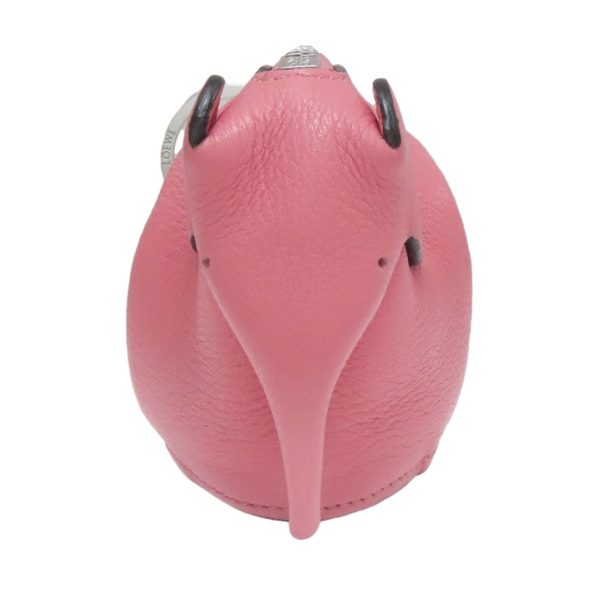LOEWE Elephant motif key ring Leather Ladies [Used]