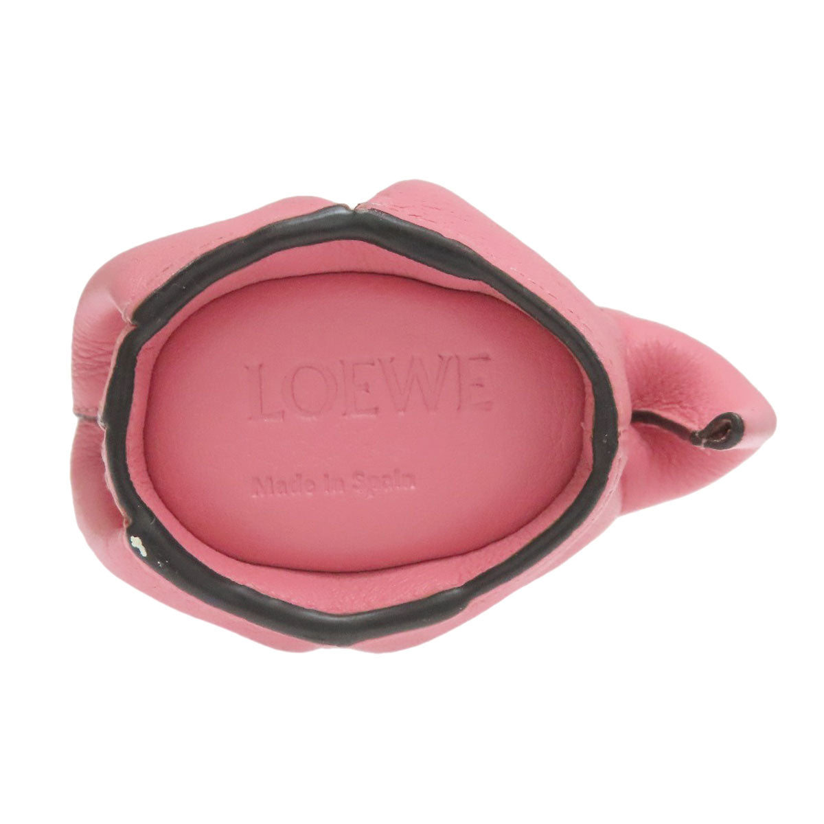 LOEWE Elephant motif key ring Leather Ladies [Used]