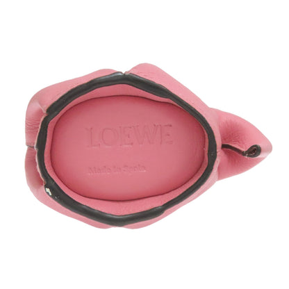 LOEWE Elephant motif key ring Leather Ladies [Used]