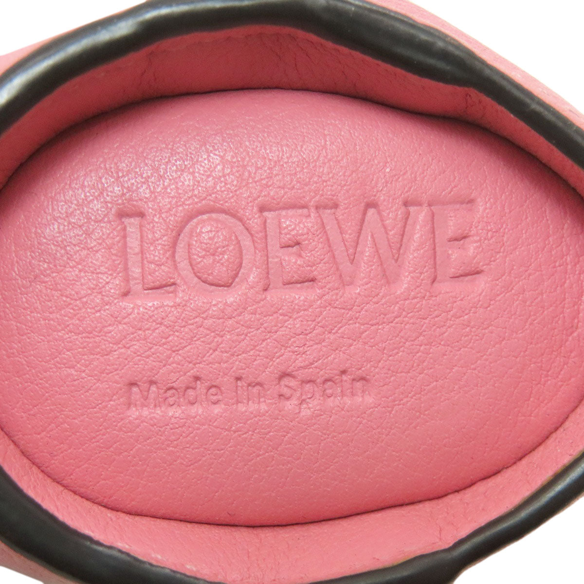 LOEWE Elephant motif key ring Leather Ladies [Used]