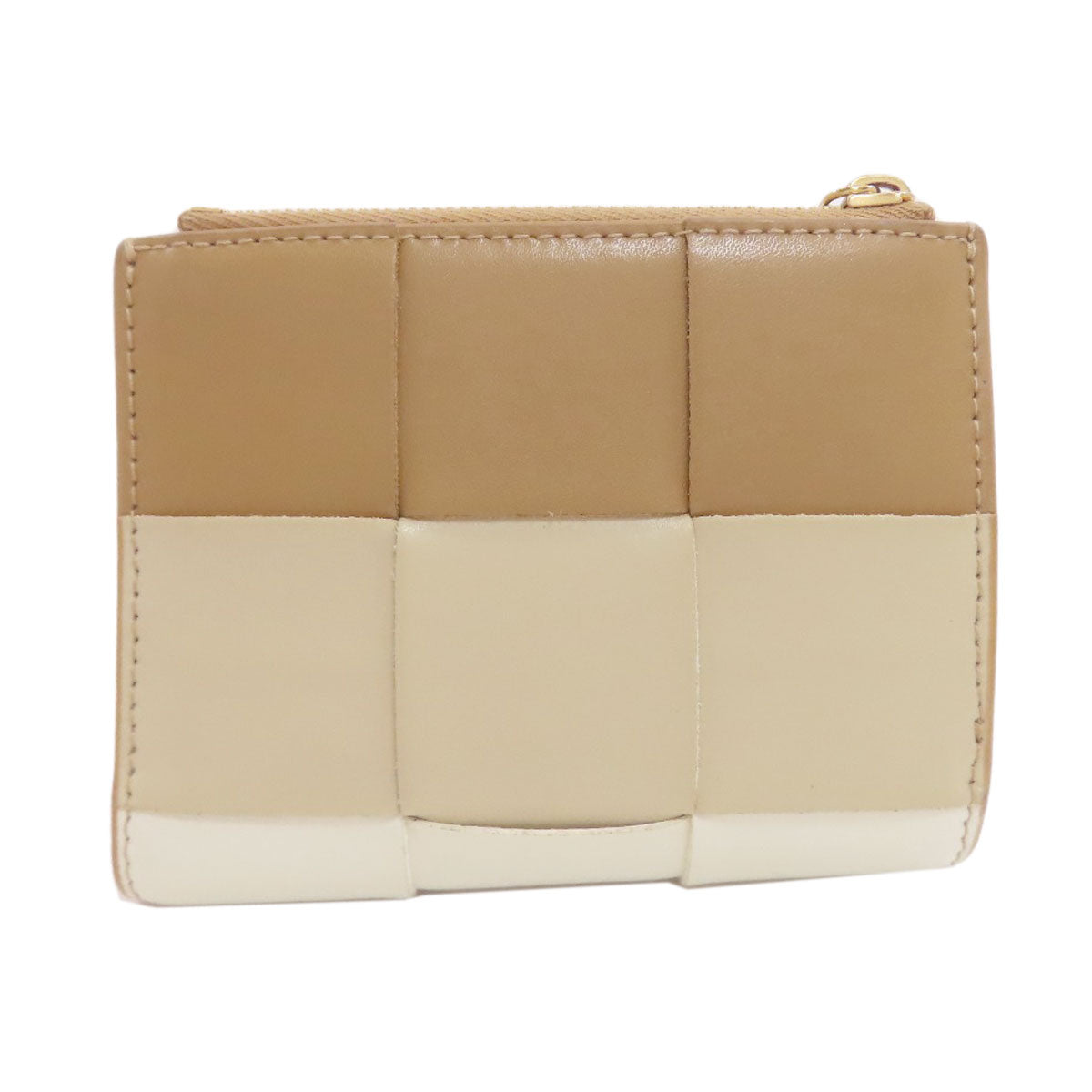 BOTTEGA VENETA cassette Bifold Wallet with Coin Pocket Leather Ladies [Used]