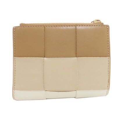 BOTTEGA VENETA cassette Bifold Wallet with Coin Pocket Leather Ladies [Used]
