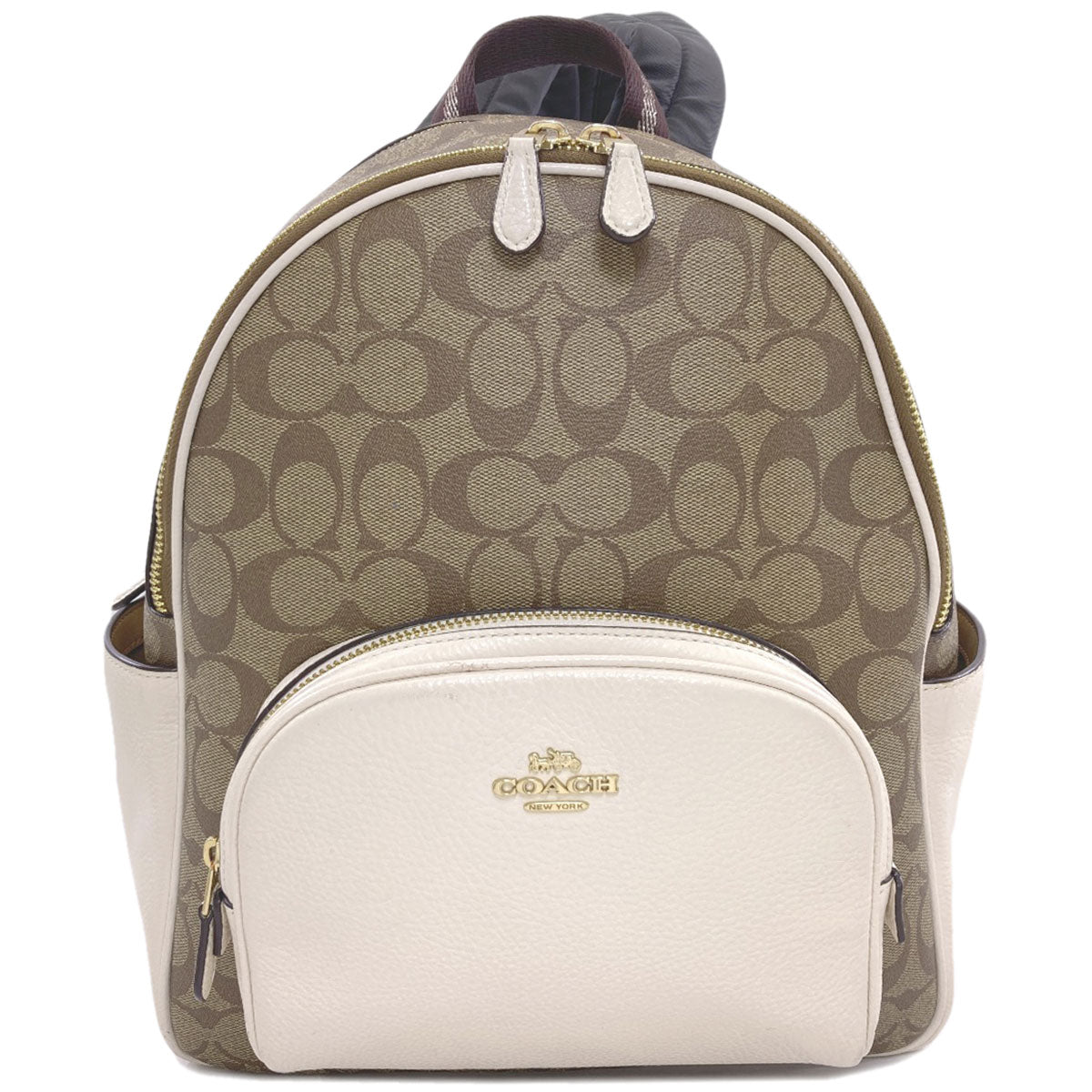 COACH 5671 Signature Backpack Â· Daypack PVC Ladies [Used]