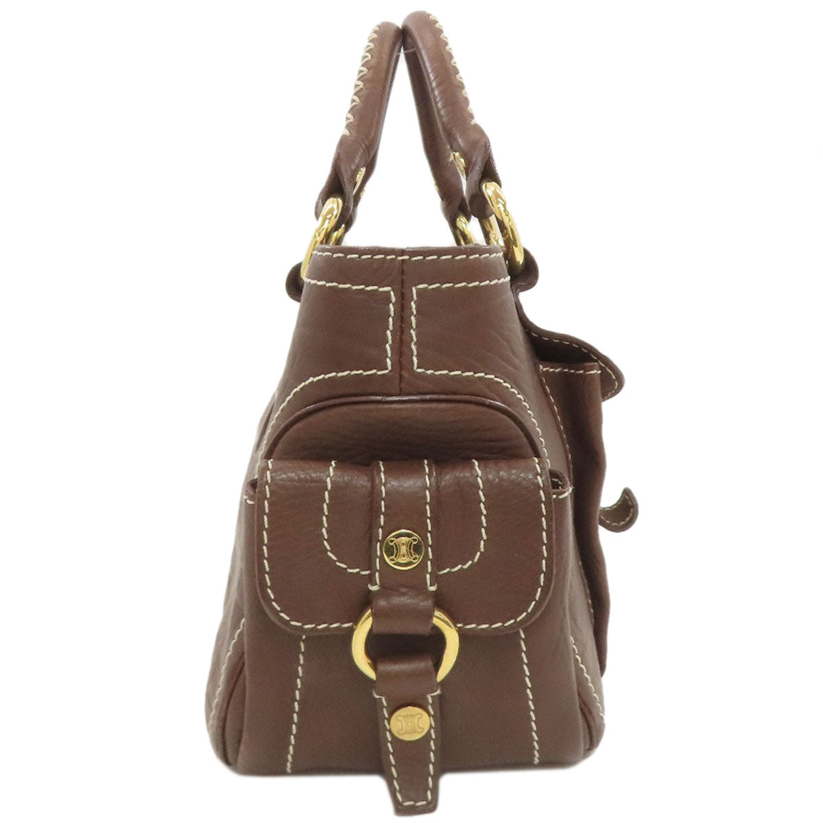 CELINE Boogie bag Handbag Leather Ladies [Used]