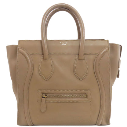 CELINE Luggage Mini 2WAY Tote Bag Calf Ladies [Used]
