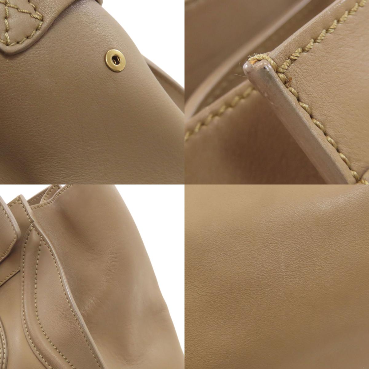 CELINE Luggage Mini 2WAY Tote Bag Calf Ladies [Used]