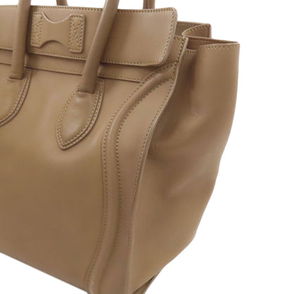 CELINE Luggage Mini 2WAY Tote Bag Calf Ladies [Used]