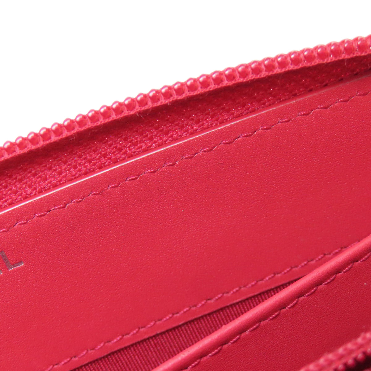 CHANEL COCO Mark SilverHardware Long wallet (with coin pocket) Grained Calfskin Skin Ladies [Used]