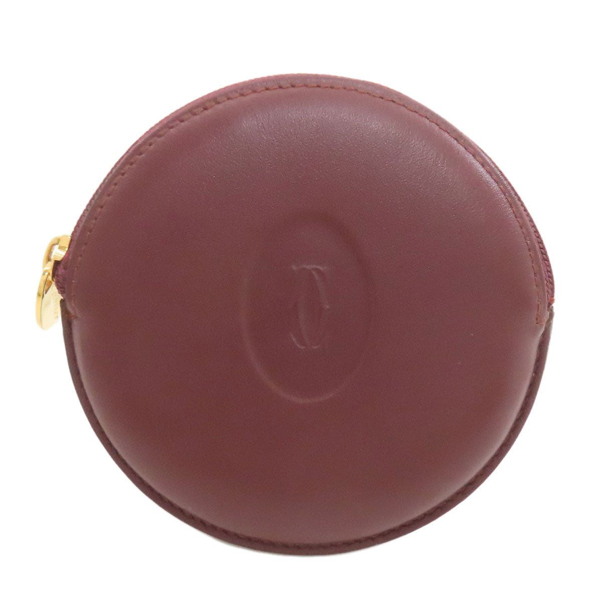 CARTIER Must Line coin purse Leather Ladies [Used]