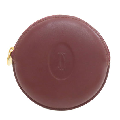 CARTIER Must Line coin purse Leather Ladies [Used]