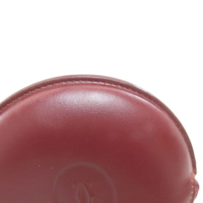 CARTIER Must Line coin purse Leather Ladies [Used]