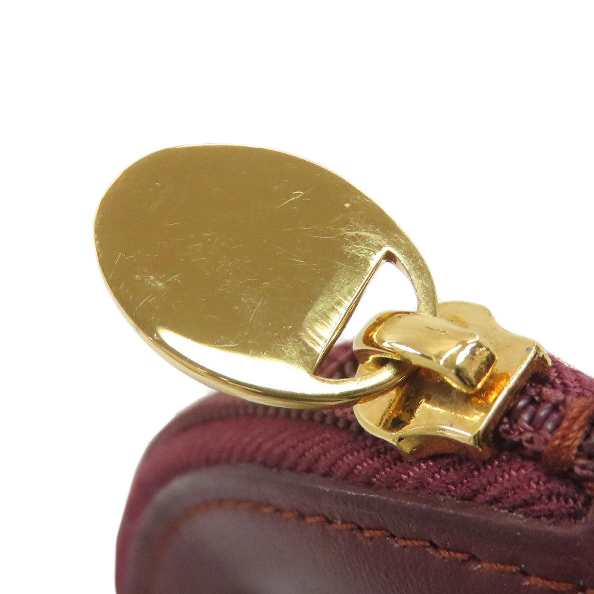 CARTIER Must Line coin purse Leather Ladies [Used]
