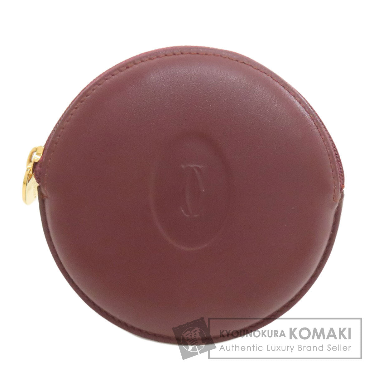 CARTIER Must Line coin purse Leather Ladies [Used]