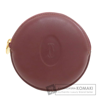 CARTIER Must Line coin purse Leather Ladies [Used]