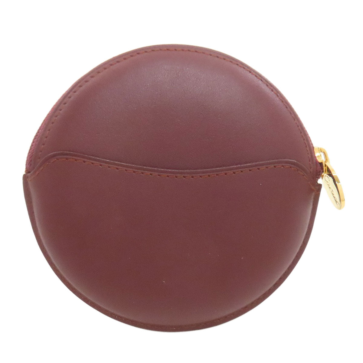 CARTIER Must Line coin purse Leather Ladies [Used]