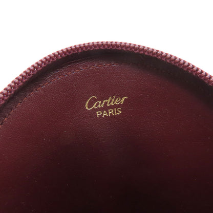CARTIER Must Line coin purse Leather Ladies [Used]