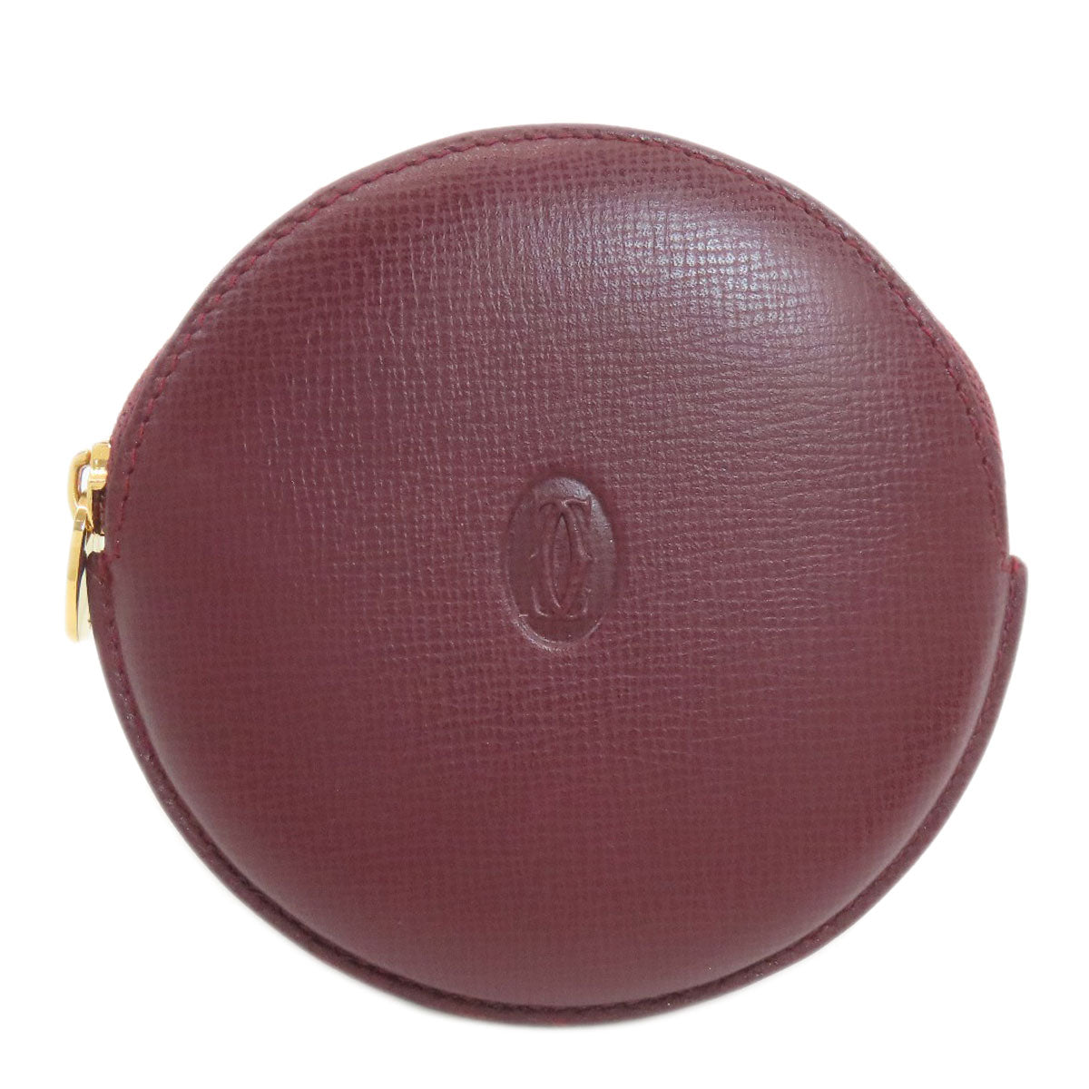 CARTIER Must Line coin purse Leather Ladies [Used]