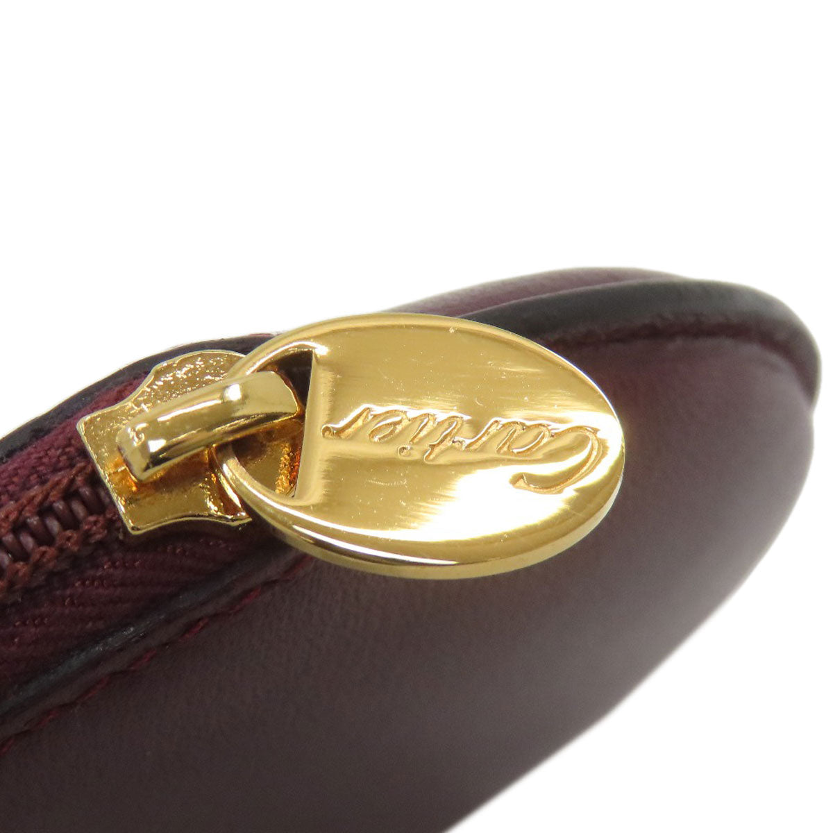 CARTIER Must Line coin purse Leather Ladies [Used]