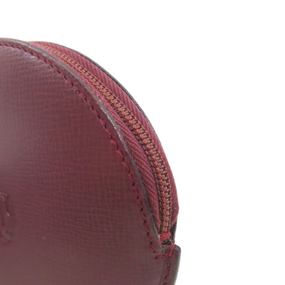 CARTIER Must Line coin purse Leather Ladies [Used]