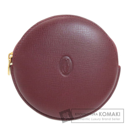 CARTIER Must Line coin purse Leather Ladies [Used]