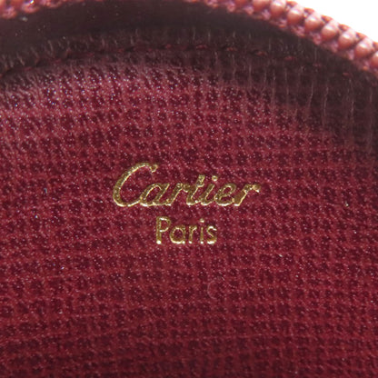 CARTIER Must Line coin purse Leather Ladies [Used]