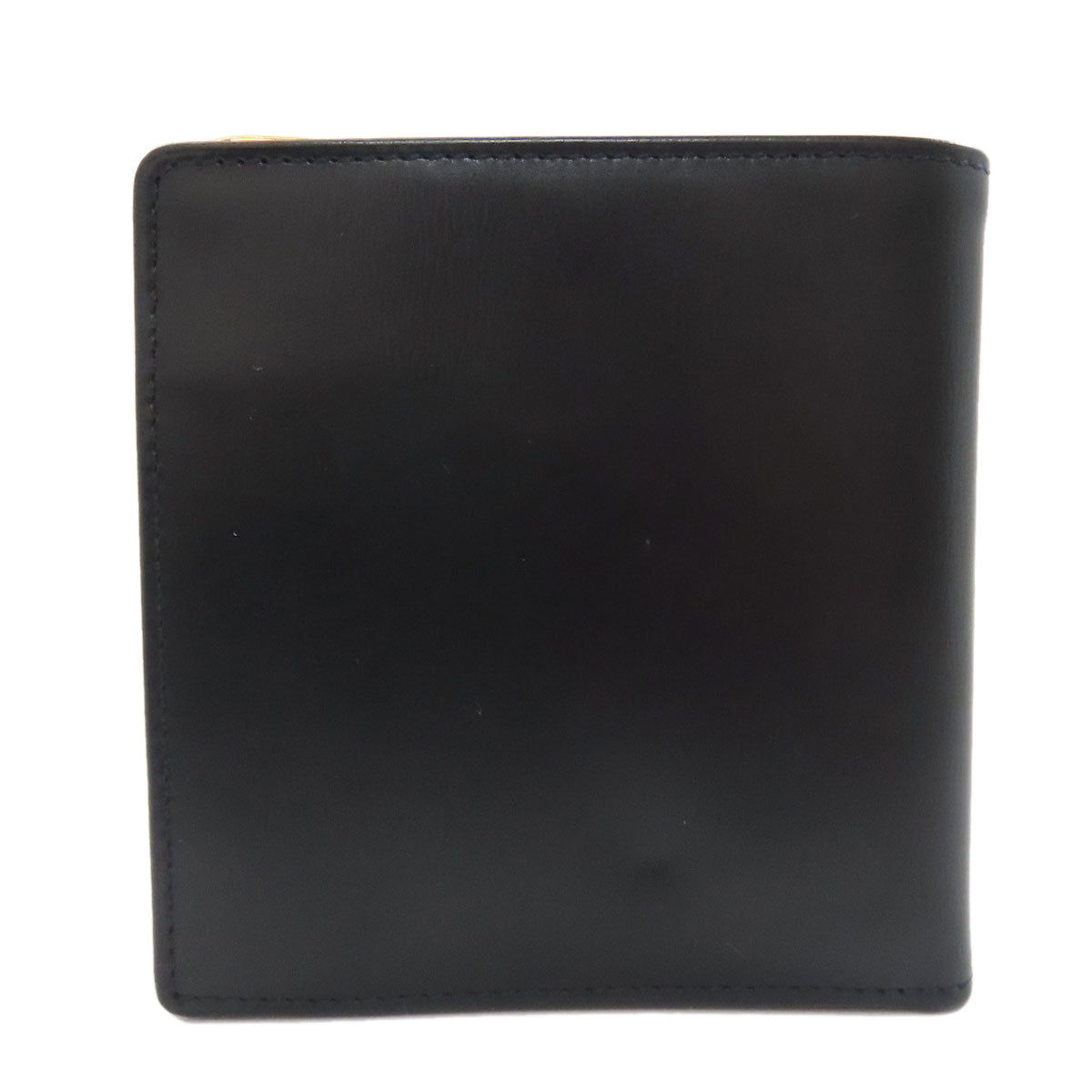 CARTIER Sapphire line Bifold Wallet with Coin Pocket Leather Ladies [Used]