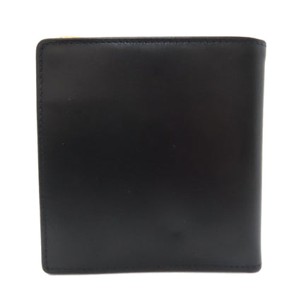 CARTIER Sapphire line Bifold Wallet with Coin Pocket Leather Ladies [Used]