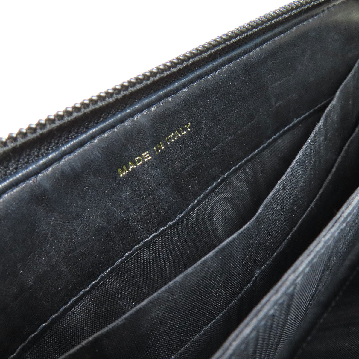 CHANEL COCO Mark GoldHardware Long wallet (with coin pocket) Grained Calfskin Skin Ladies [Used]