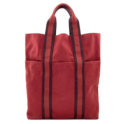 HERMES fool toe cabas Tote Bag Canvas Ladies [Used]