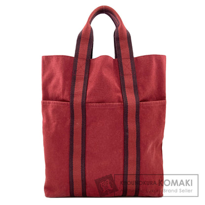 HERMES fool toe cabas Tote Bag Canvas Ladies [Used]