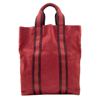 HERMES fool toe cabas Tote Bag Canvas Ladies [Used]