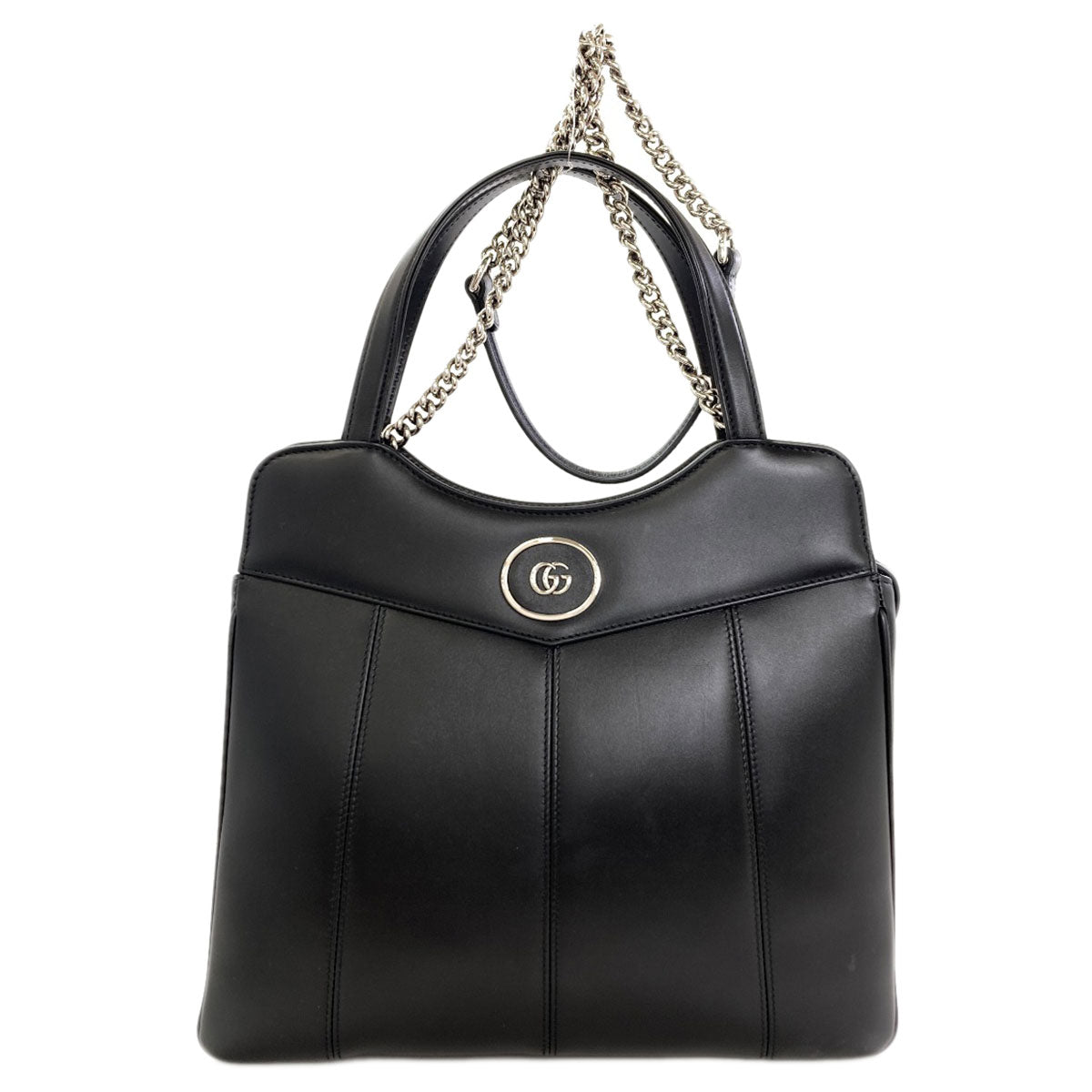 GUCCI 745911 Petit GG 2WAY Tote Bag Calf Ladies [Used]