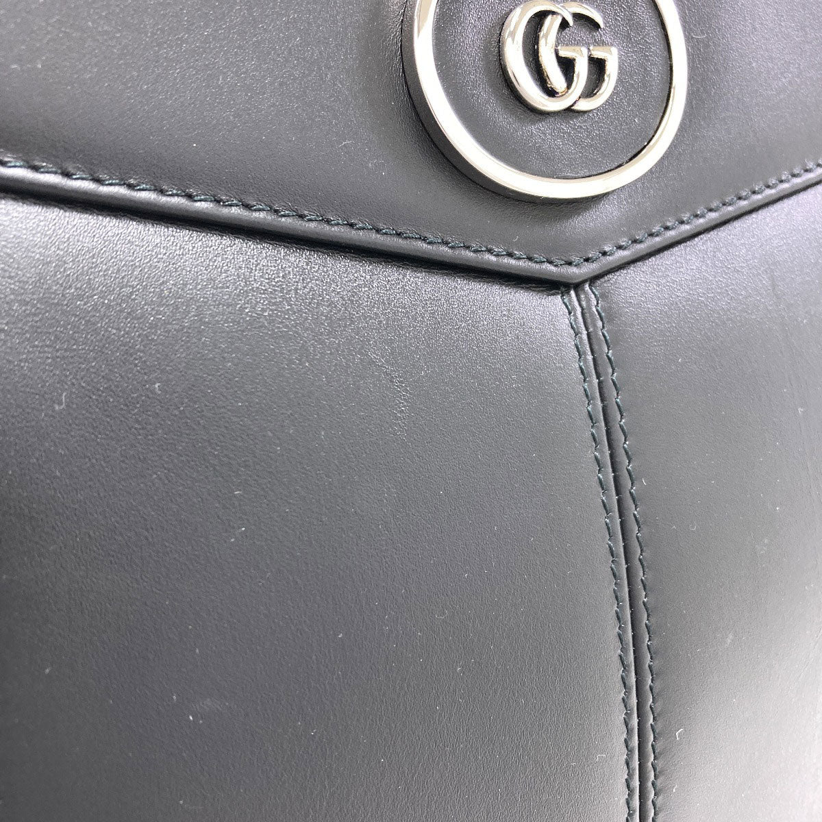 GUCCI 745911 Petit GG 2WAY Tote Bag Calf Ladies [Used]