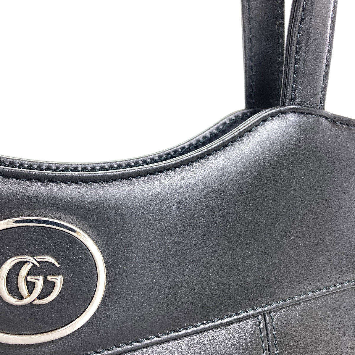 GUCCI 745911 Petit GG 2WAY Tote Bag Calf Ladies [Used]