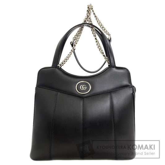 GUCCI 745911 Petit GG 2WAY Tote Bag Calf Ladies [Used]