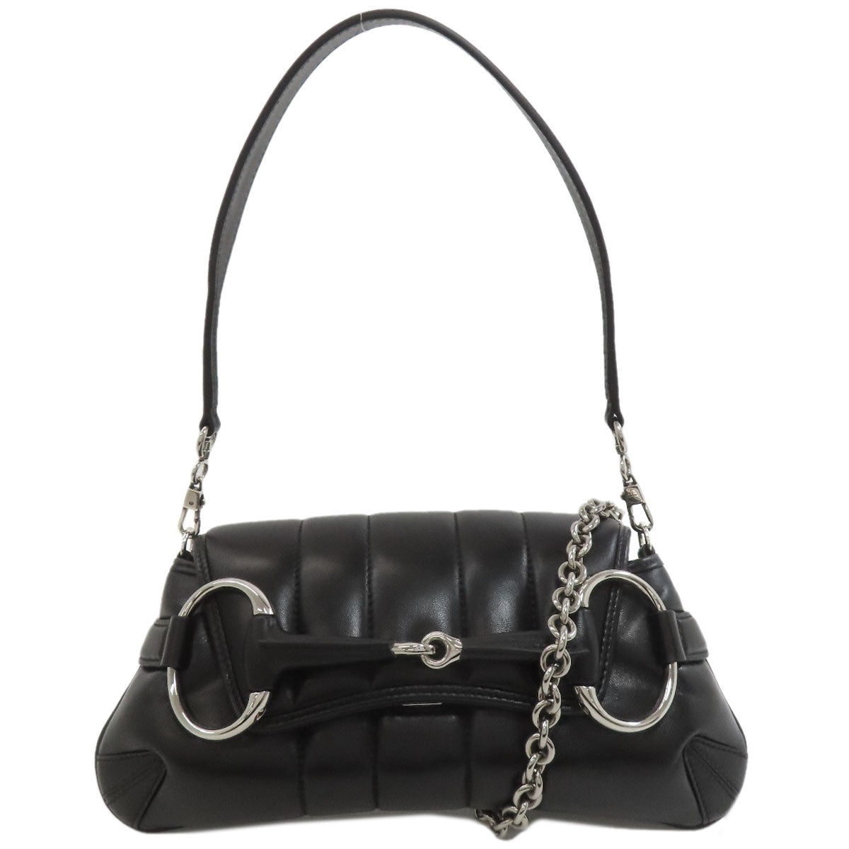 GUCCI 764339 Horsebit Small Handbag Calf Ladies [Used]