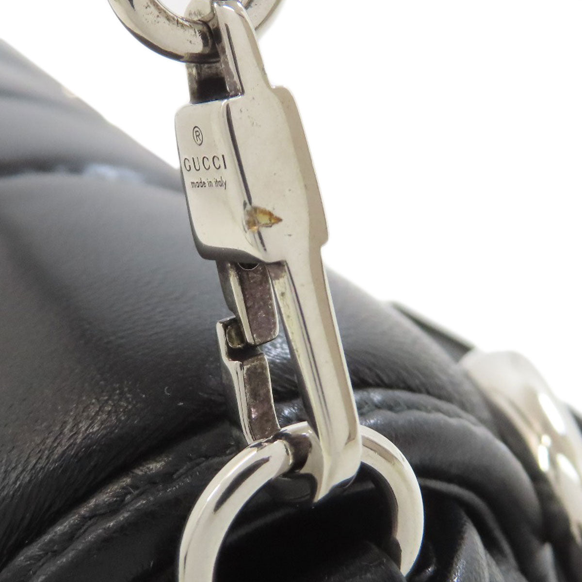 GUCCI 764339 Horsebit Small Handbag Calf Ladies [Used]