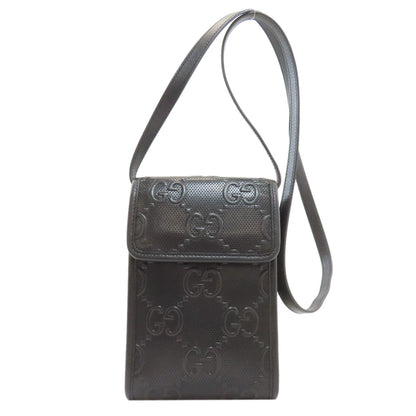 GUCCI 625571 GG embossed mini bag Shoulder Bag Calf mens [Used]